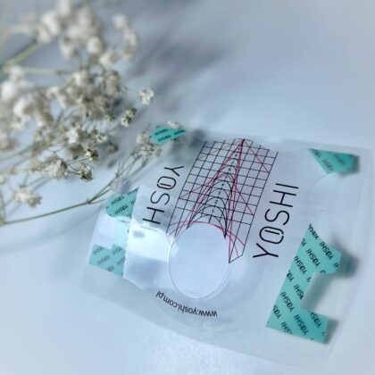 Szablon do przedłużania paznokci TRANSPARENTNY 100 szt