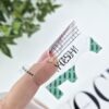 Szablon do przedłużania paznokci TRANSPARENTNY 100 szt. - obrazek 2